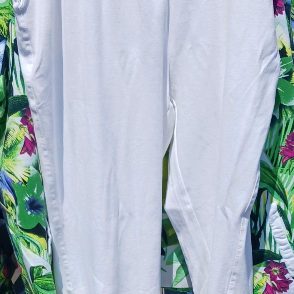 Lands End White Pants Size XL